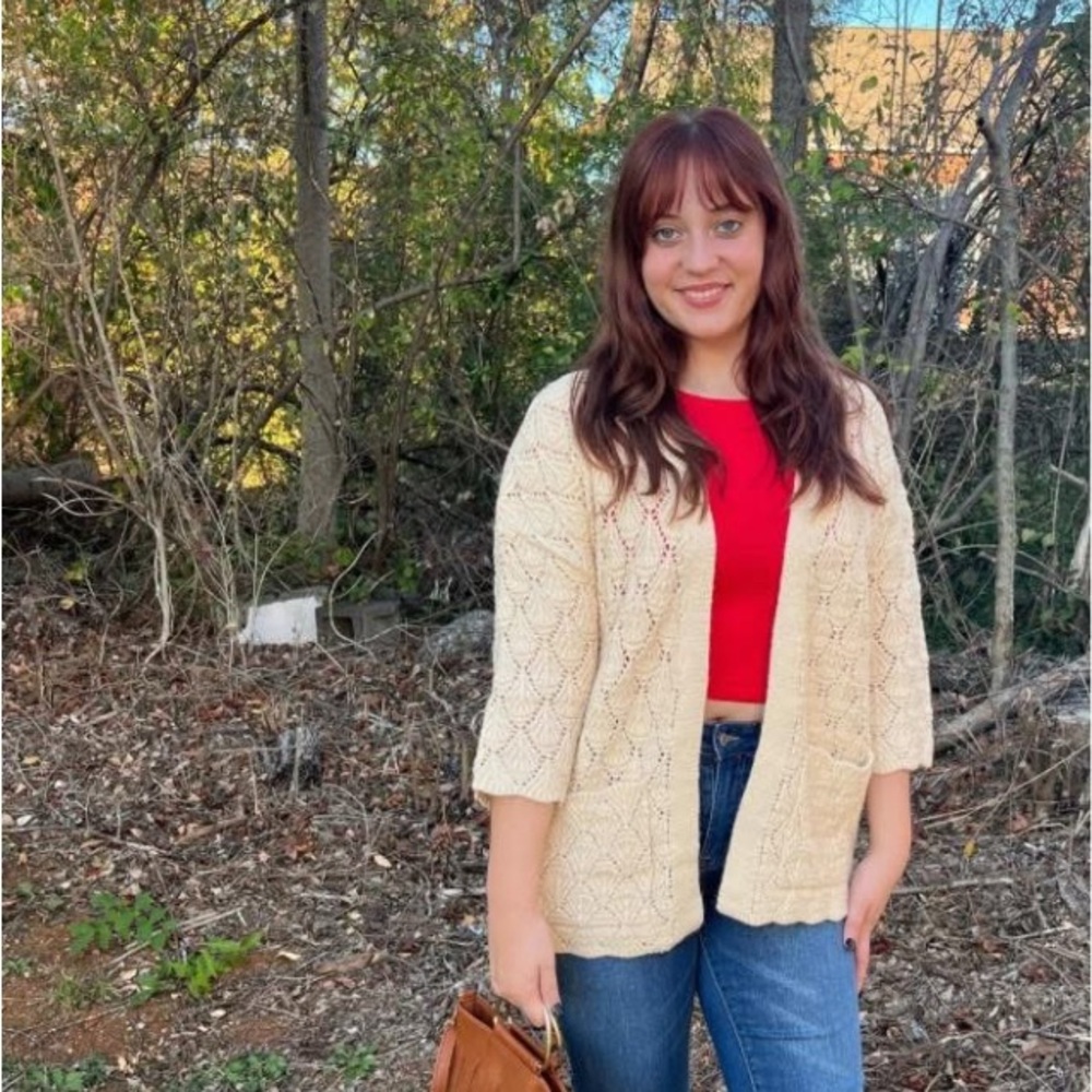 Khaki Knit Cardigan